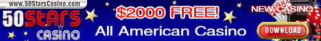 At 50 Star Casino get up to $2000 FREE!