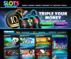 Slots Heaven Casino Screenshot